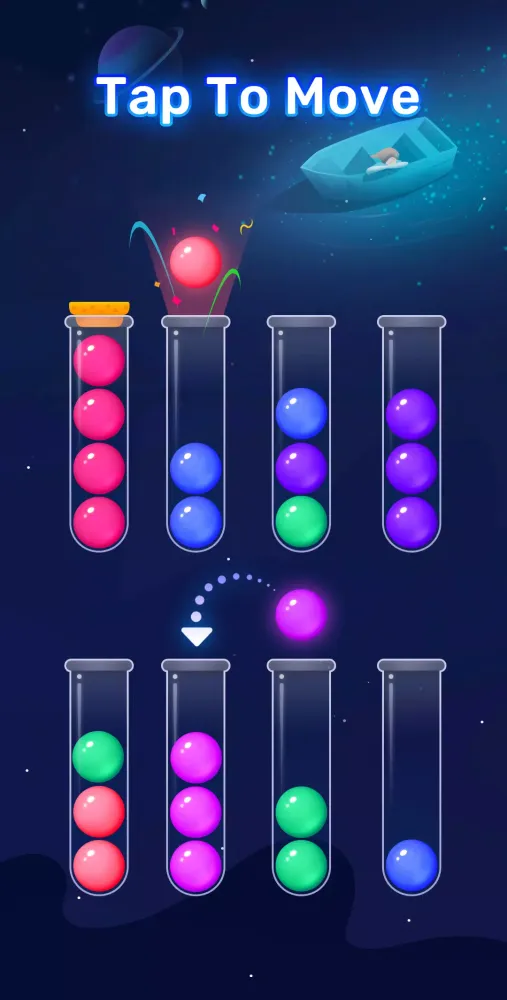 Ball Sort - Color Sort Puzzle! Screenshots