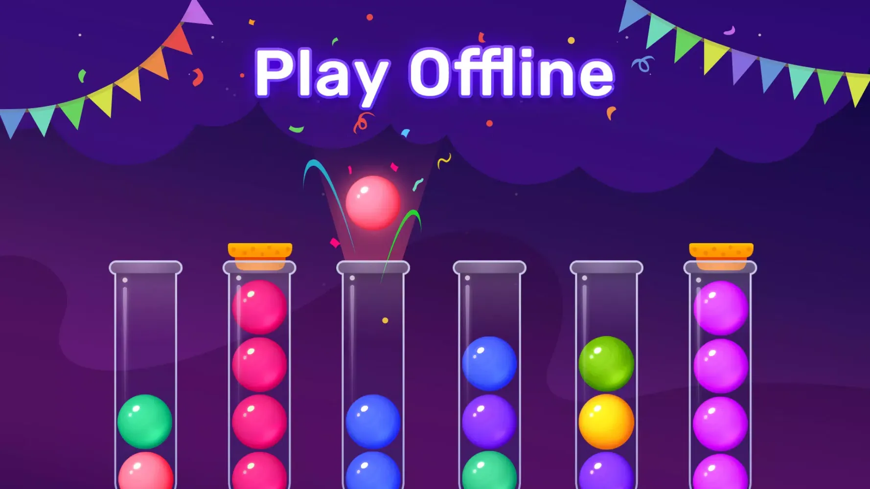 Ball Sort - Color Sort Puzzle! Screenshots