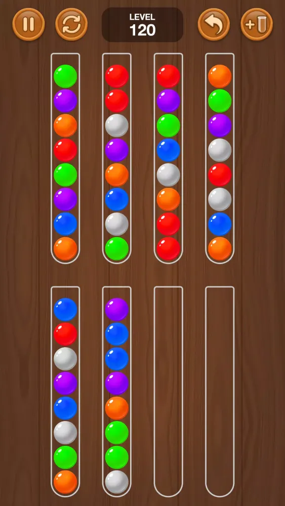 Wooden Ball Sort スクリーンショット