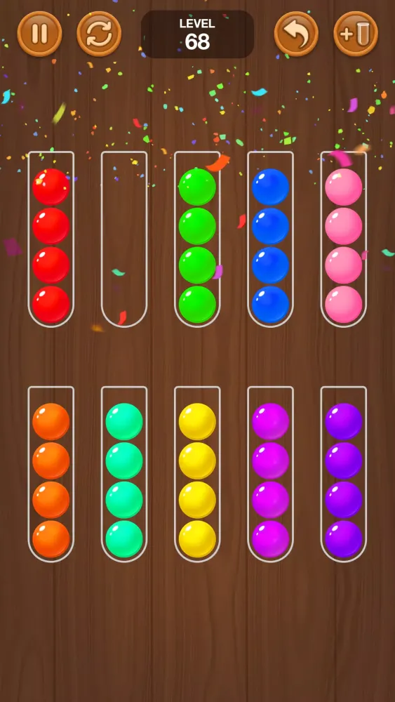 Wooden Ball Sort スクリーンショット