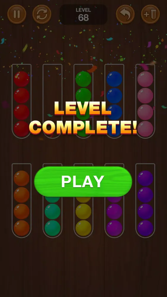 Wooden Ball Sort スクリーンショット