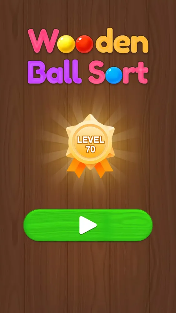 Wooden Ball Sort スクリーンショット