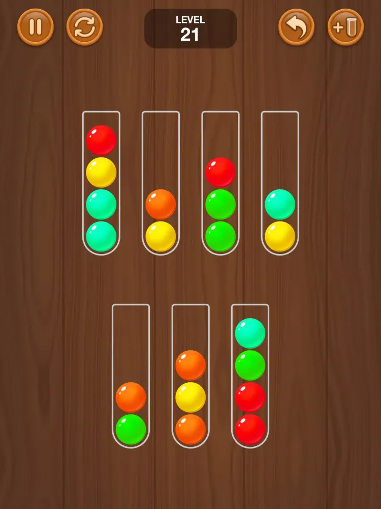 Wooden Ball Sort スクリーンショット