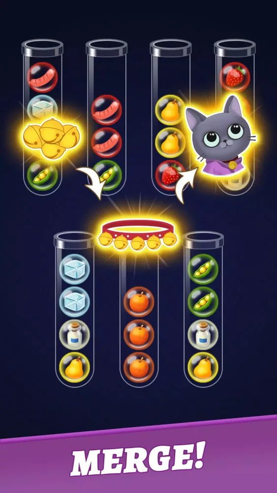Ball Sort - Merge Pet Mania Screenshots