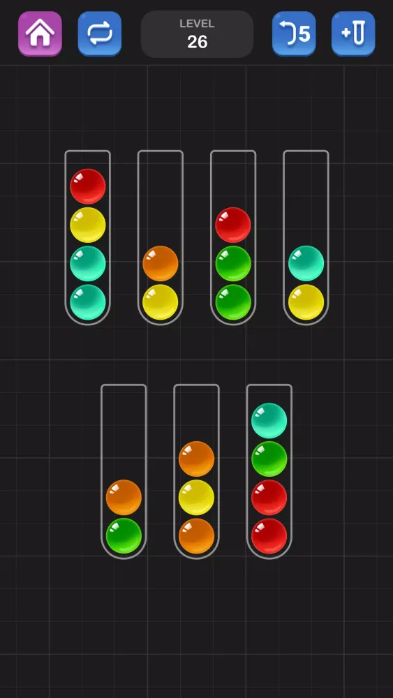 Screenshot di Ball Sort Puzzle
