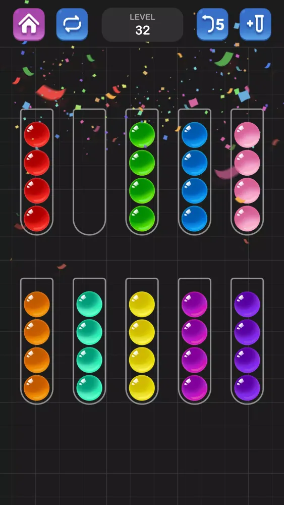 Screenshot di Ball Sort Puzzle