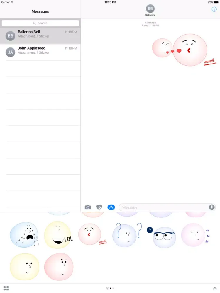 Capturas de tela do Have A Ball - The Sticker Pack iPad 