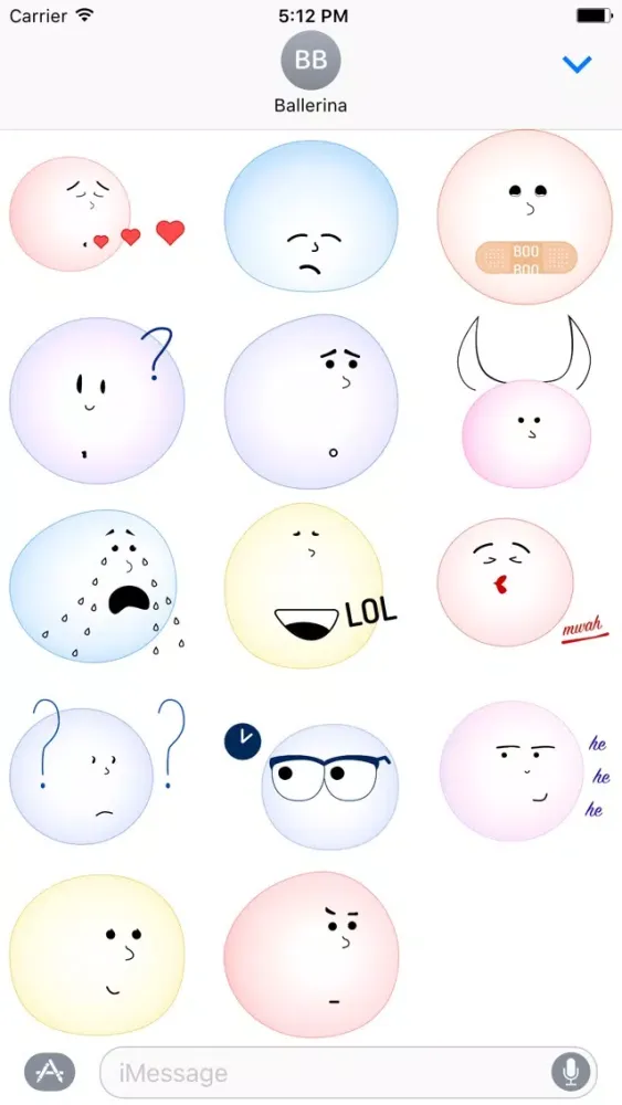 Capturas de tela do Have A Ball - The Sticker Pack