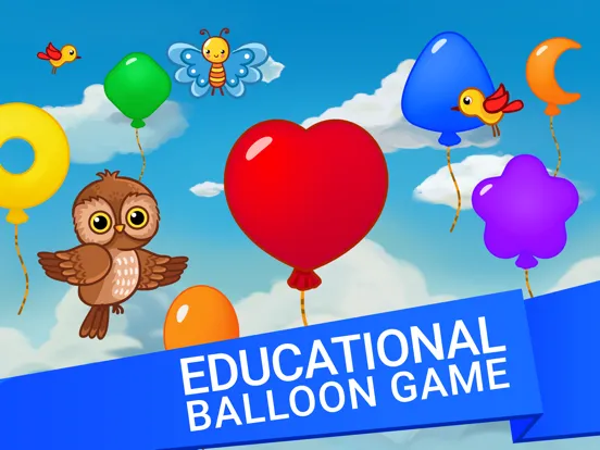 Balloon Pop Education for Kids iPad  스크린샷