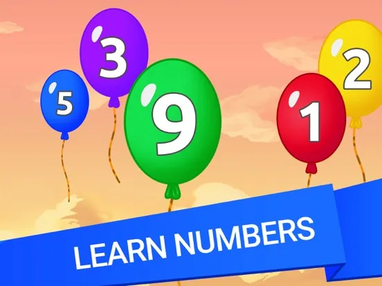 Balloon Pop Education for Kids iPad  스크린샷