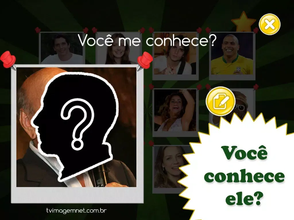 Tangkapan layar Você Me Conhece? Brasil iPad 