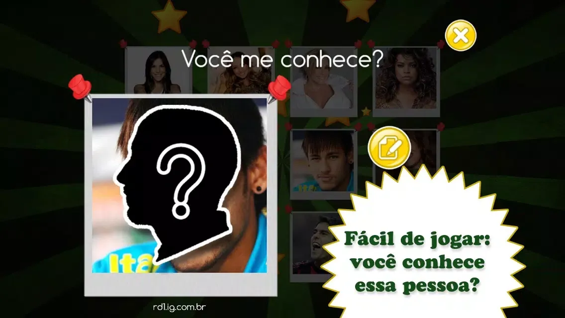 Tangkapan layar Você Me Conhece? Brasil