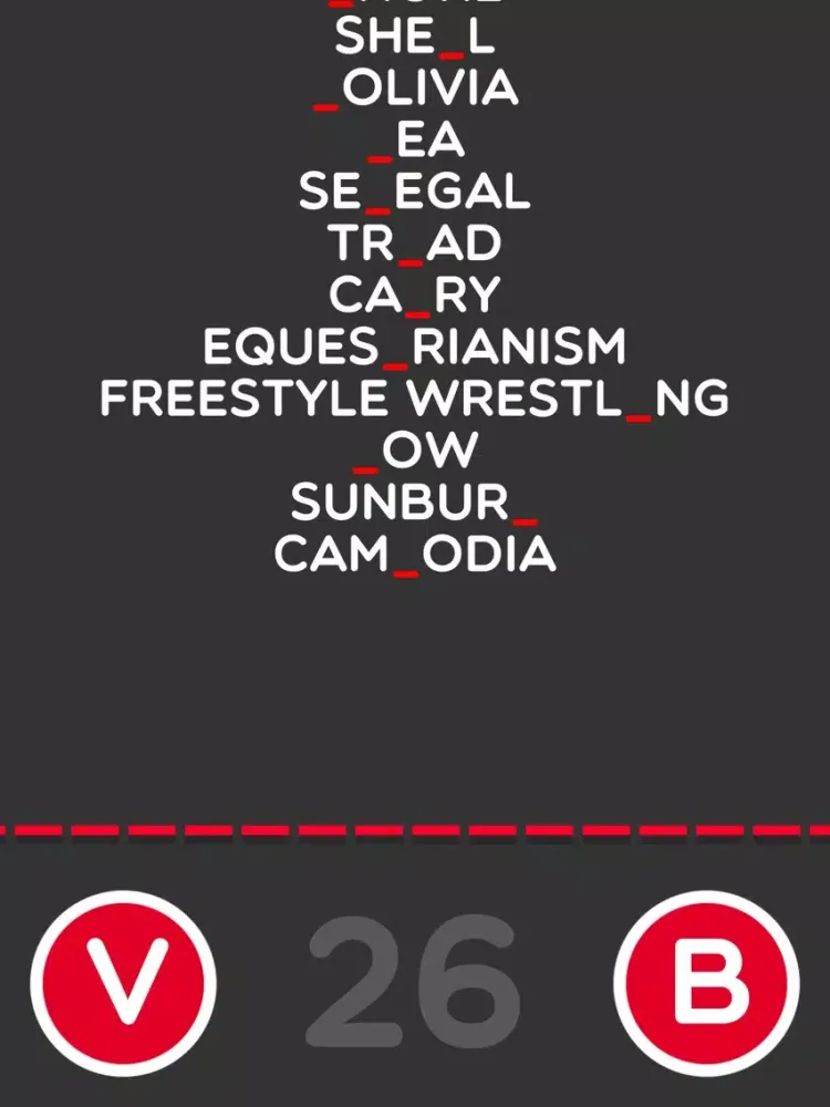 Tangkapan skrin Level Up: Falling Words iPad 