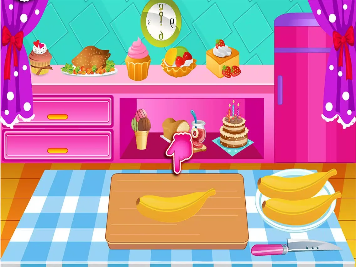 Zrzuty ekranu Banana Ice Cream cooking iPad 