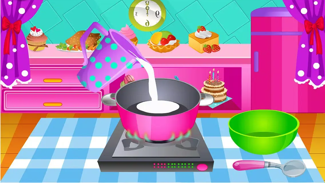 Zrzuty ekranu Banana Ice Cream cooking
