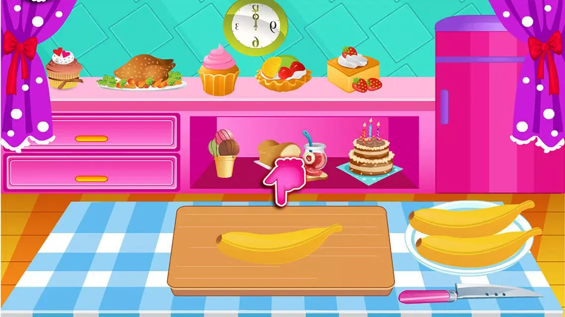 Zrzuty ekranu Banana Ice Cream cooking