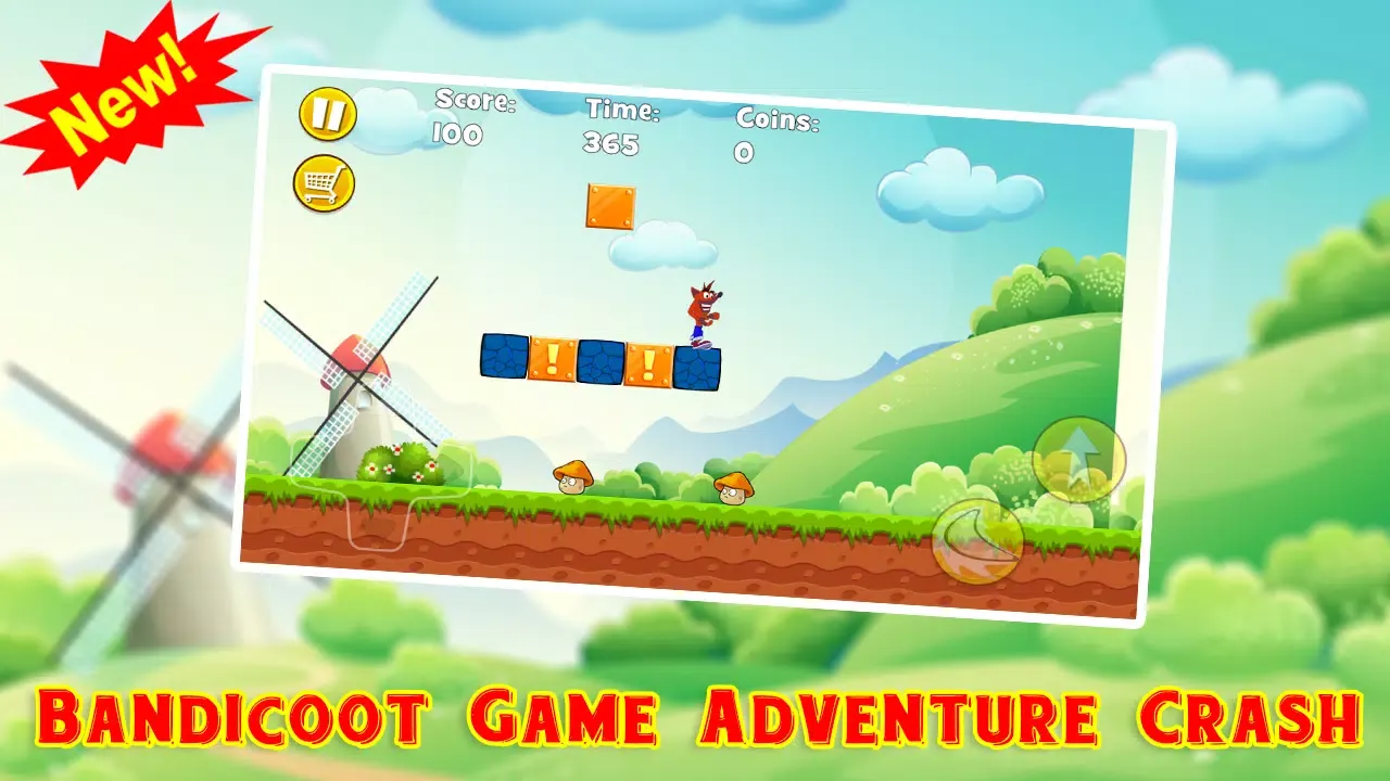 Bandicoot Game Adventure Run Super Crash Jungle Screenshots