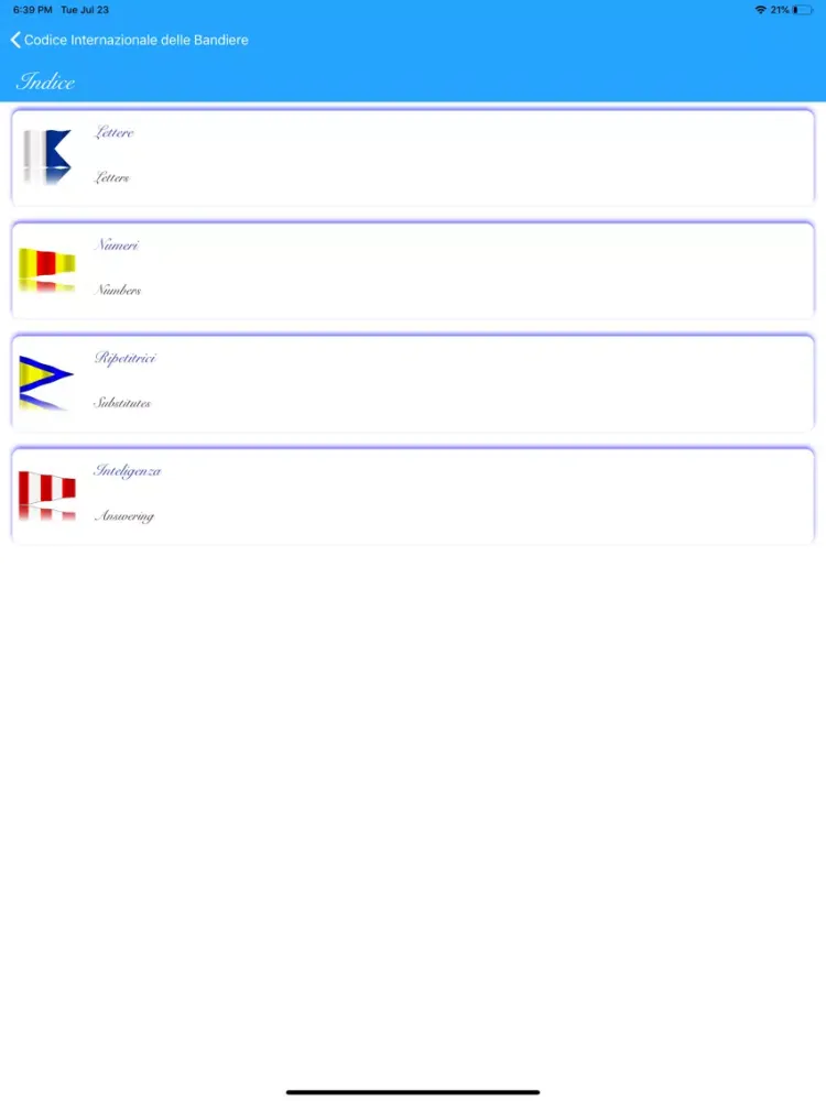 Capturas de pantalla de Bandiere Nautiche iPad 