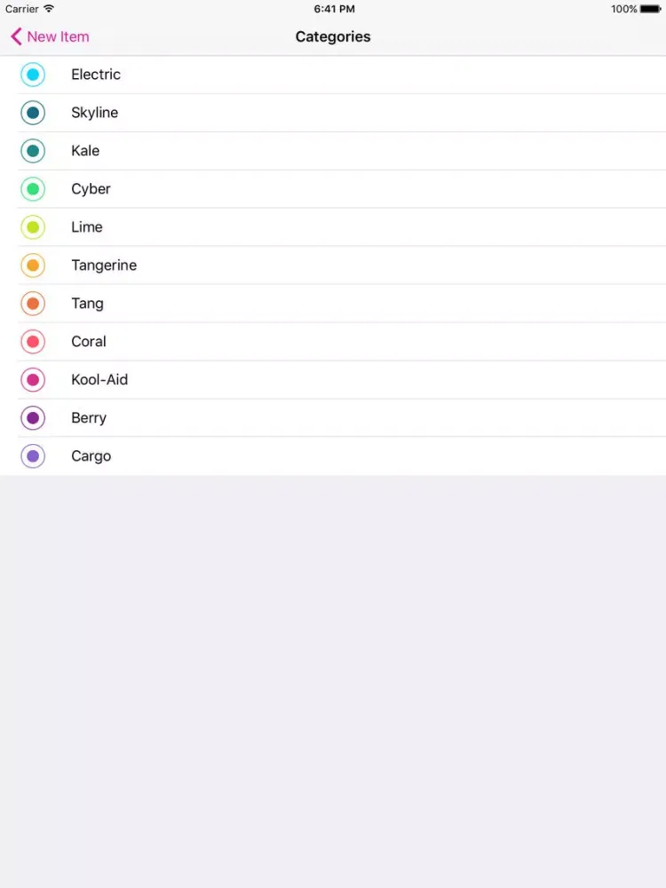 Capturas de pantalla de Band List iPad 