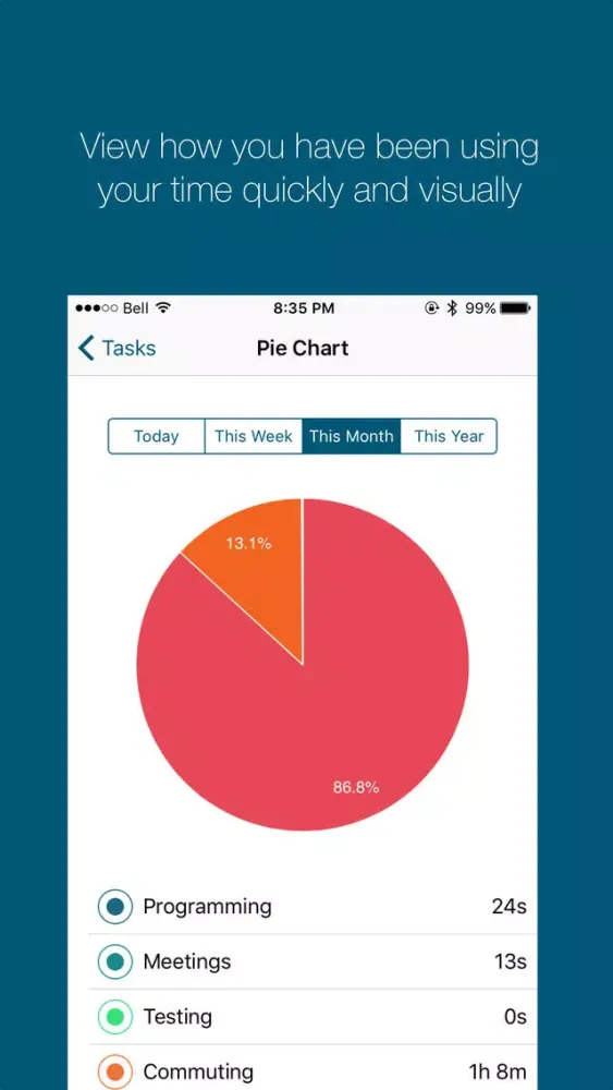 Скриншоты Band Time Tracker