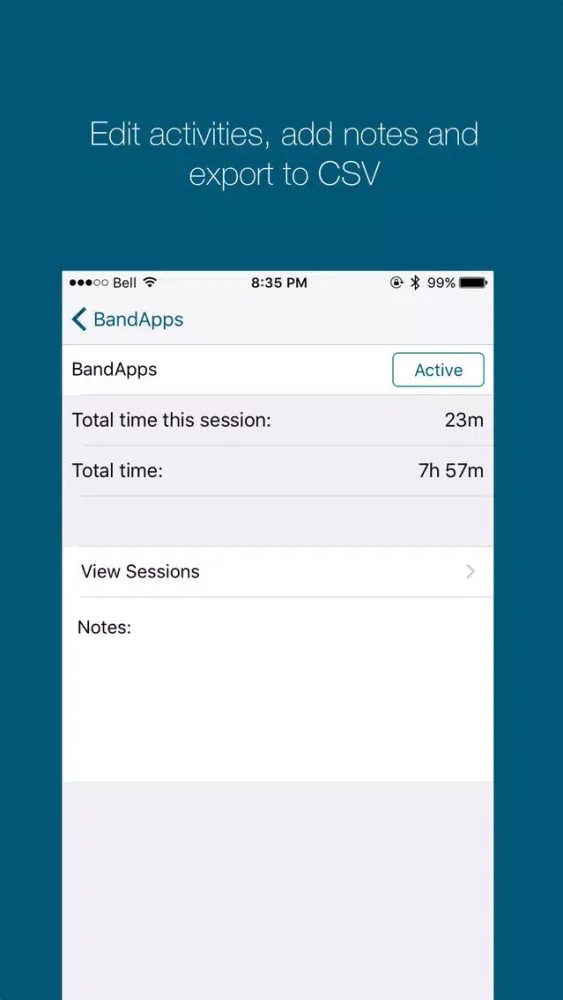 Скриншоты Band Time Tracker