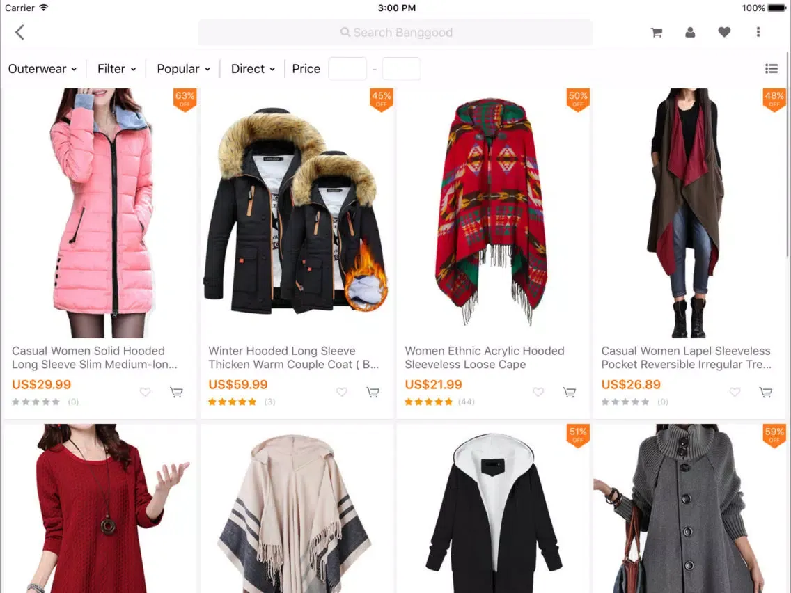 Banggood HD - Shopping With Fun iPad  Screenshots