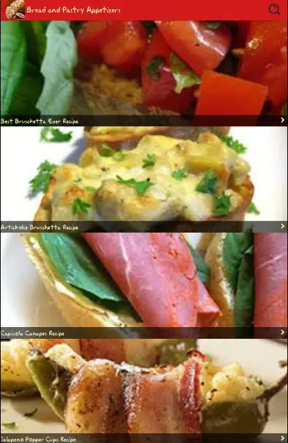 Bread and Pastry Appetizers Screenshots