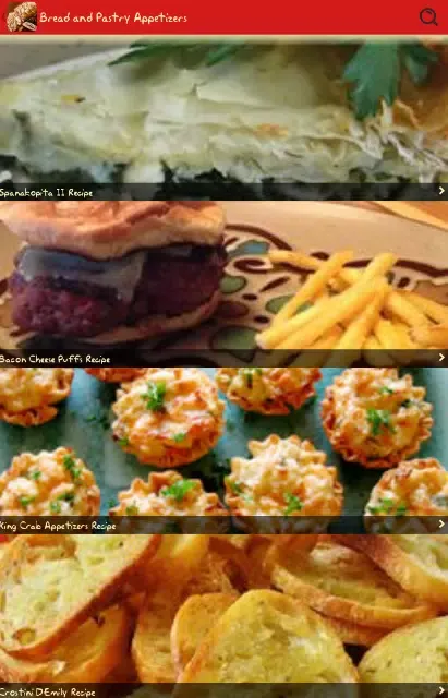 Bread and Pastry Appetizers Screenshots