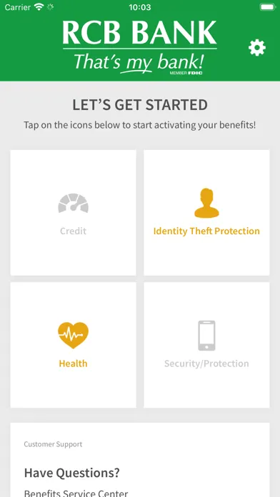 ภาพหน้าจอของ RCB Bank - my Benefits