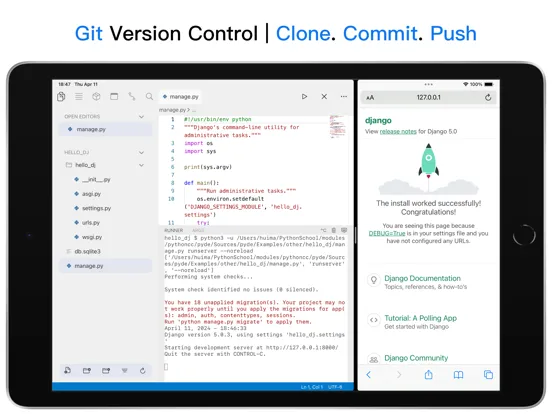 Python3IDE iPad Screenshots