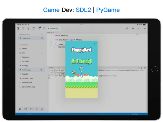 Python3IDE iPad Screenshots