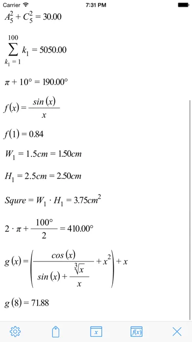 Formula Calc - Reimagined the Calculator Screenshots