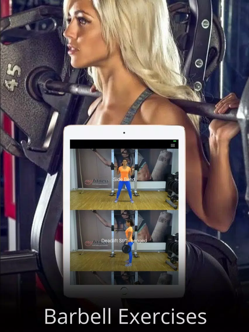Tangkapan layar Barbell Builder Exercises and Workouts Routine iPad 
