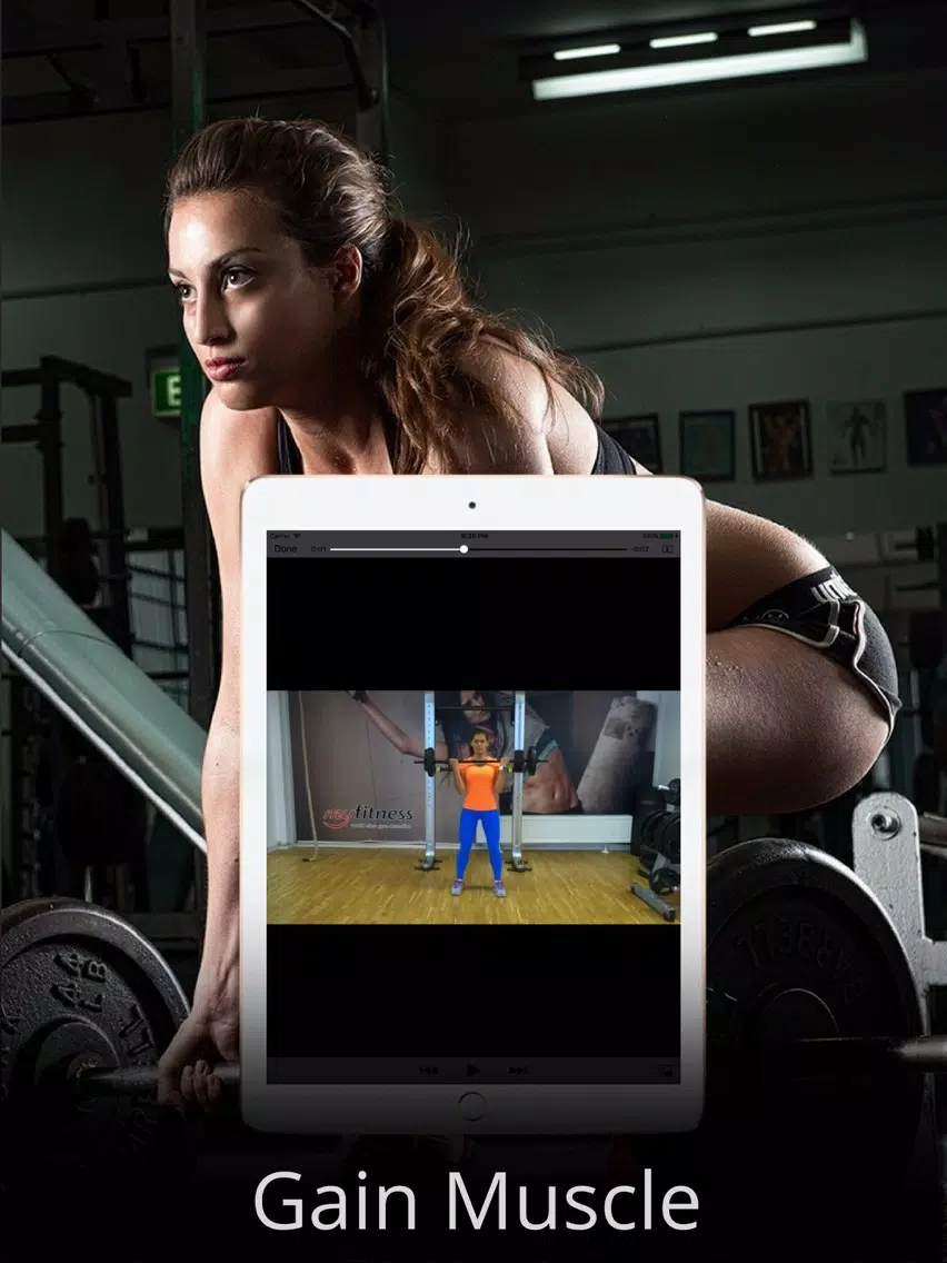 Tangkapan layar Barbell Builder Exercises and Workouts Routine iPad 