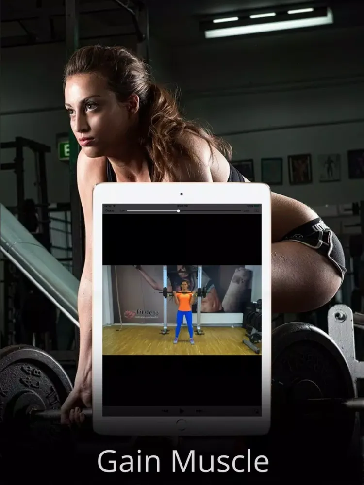 Capturas de pantalla de Barbell Builder Exercises and Workouts Routine iPad 