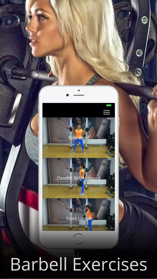 Tangkapan layar Barbell Builder Exercises and Workouts Routine