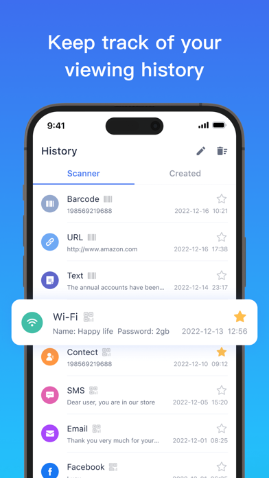 Tangkapan skrin Barcode QR Scanner - Get Price