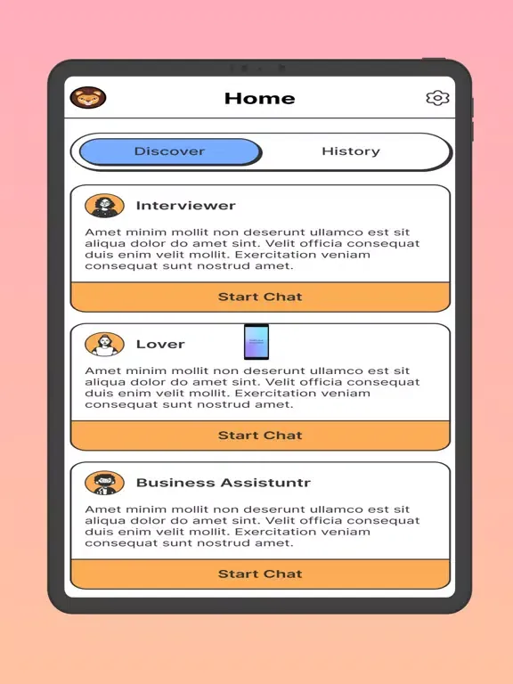 Chat AI - BOT iPad Screenshots