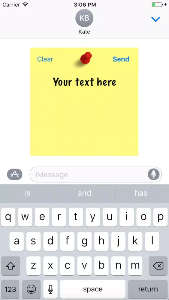 Quicky Sticky Messages应用截图