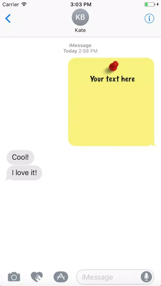 Quicky Sticky Messages应用截图