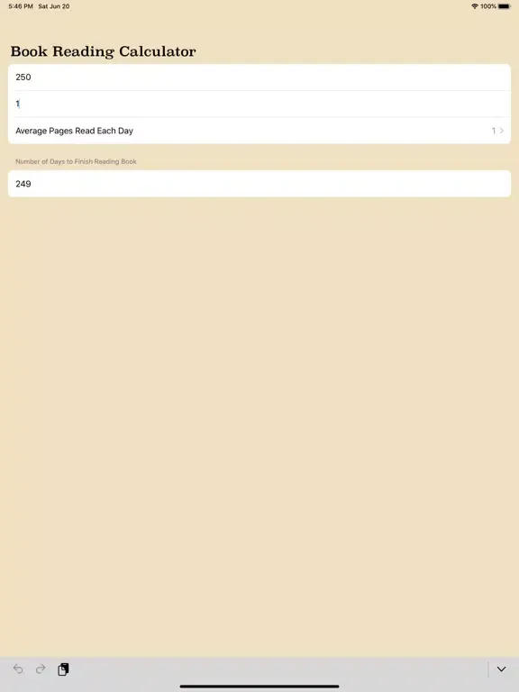 Barry Makes A Book Calculator iPad  스크린샷