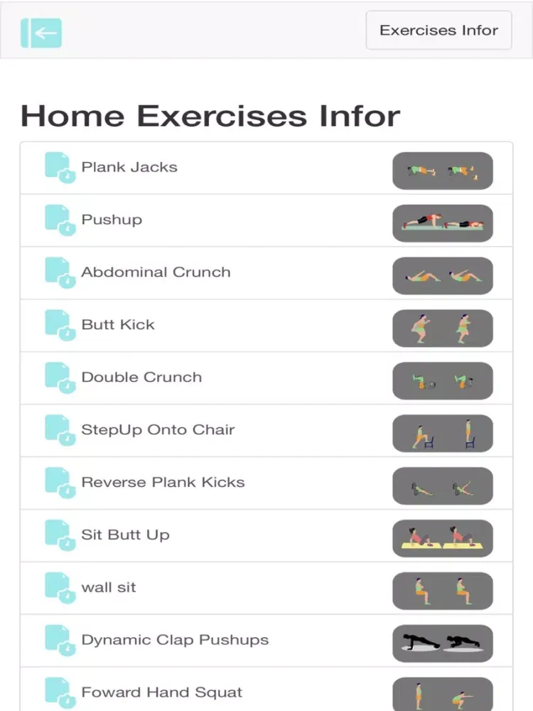 Body Workouts iPad  سکرین شاٹس
