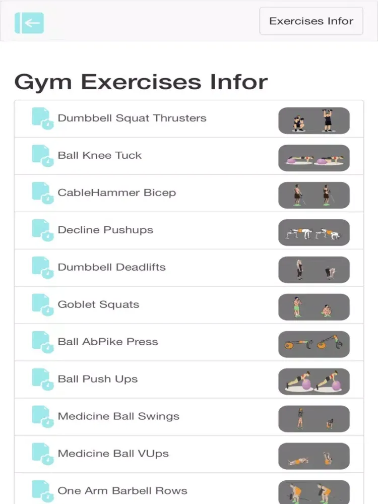 Body Workouts iPad  سکرین شاٹس