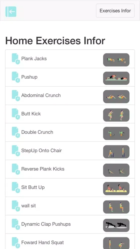 Body Workouts سکرین شاٹس