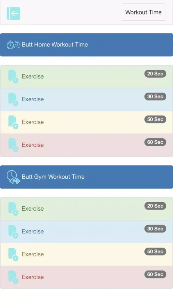 Body Workouts سکرین شاٹس