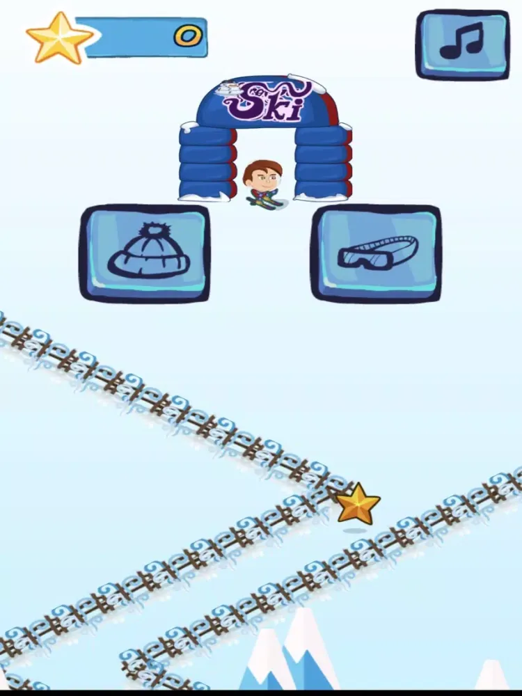 Screenshot di Ski Games iPad 