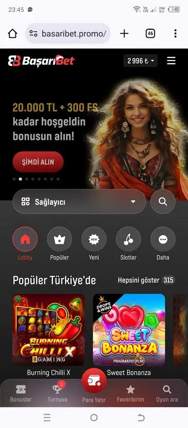 Tangkapan layar Başarıbet Casino giriş ?️ BasariBet resmi web sitesine kayıt Türkiye'de BasariBet'e giriş yapın, kayıt olun ve hoşgeldin bonusu kazanın, Gerçek giriş ve gerçek kazançlar BasariBet online'da sizi bekliyor. 
