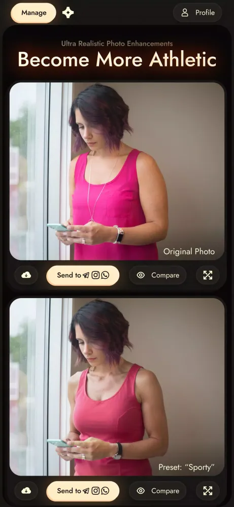 DreamBody: Ai Muscle Generator Screenshots