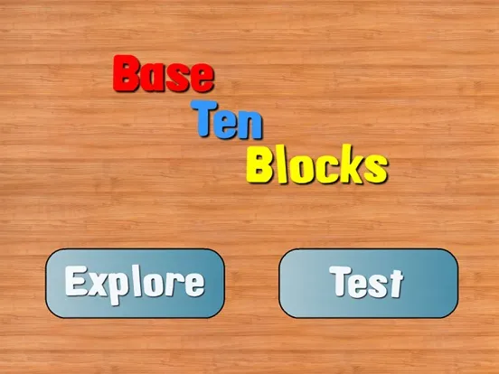 Tangkapan skrin Base Ten Blocks iPad 