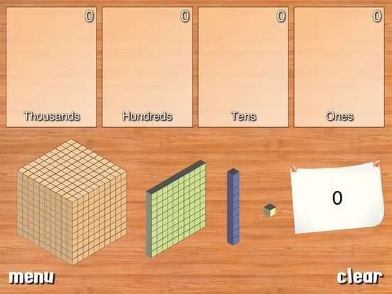Tangkapan skrin Base Ten Blocks iPad 